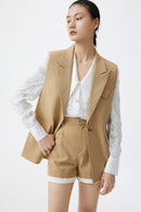 Lily - Gilet - Gris Kaki