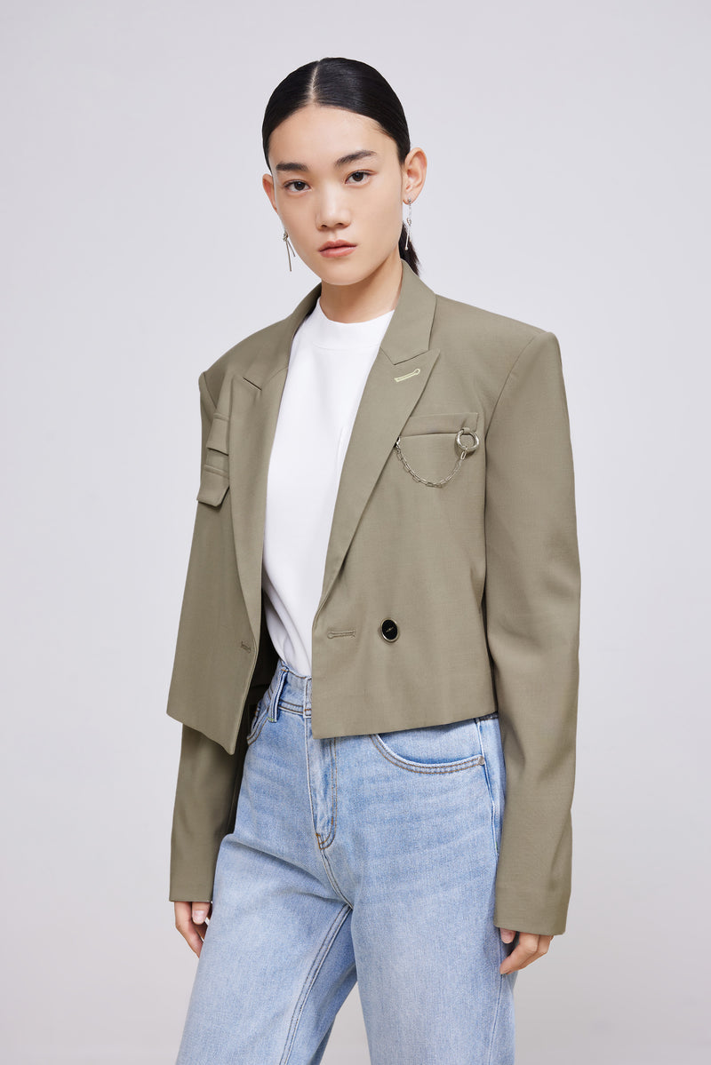 Lily - Blazer - Gris Foncé