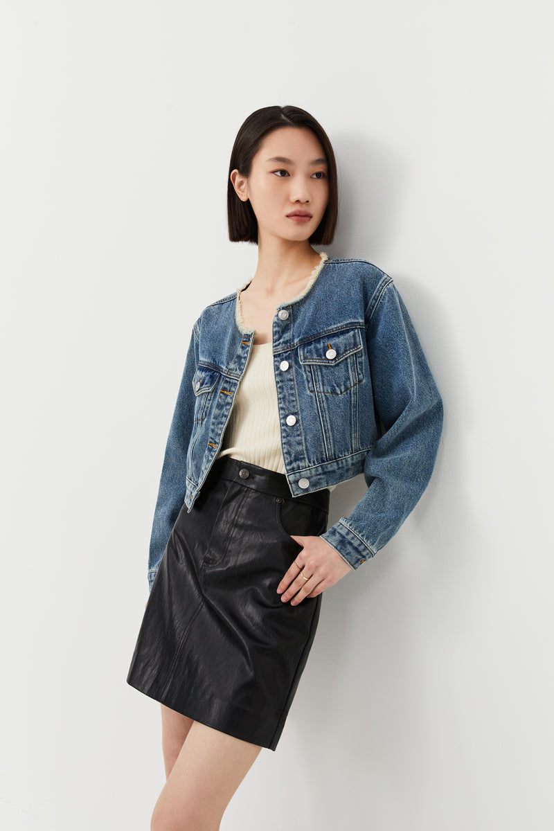 Lily - Veste - Bleu Denim