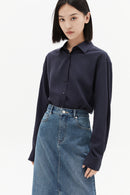 Lily - Chemise - Bleu Marine