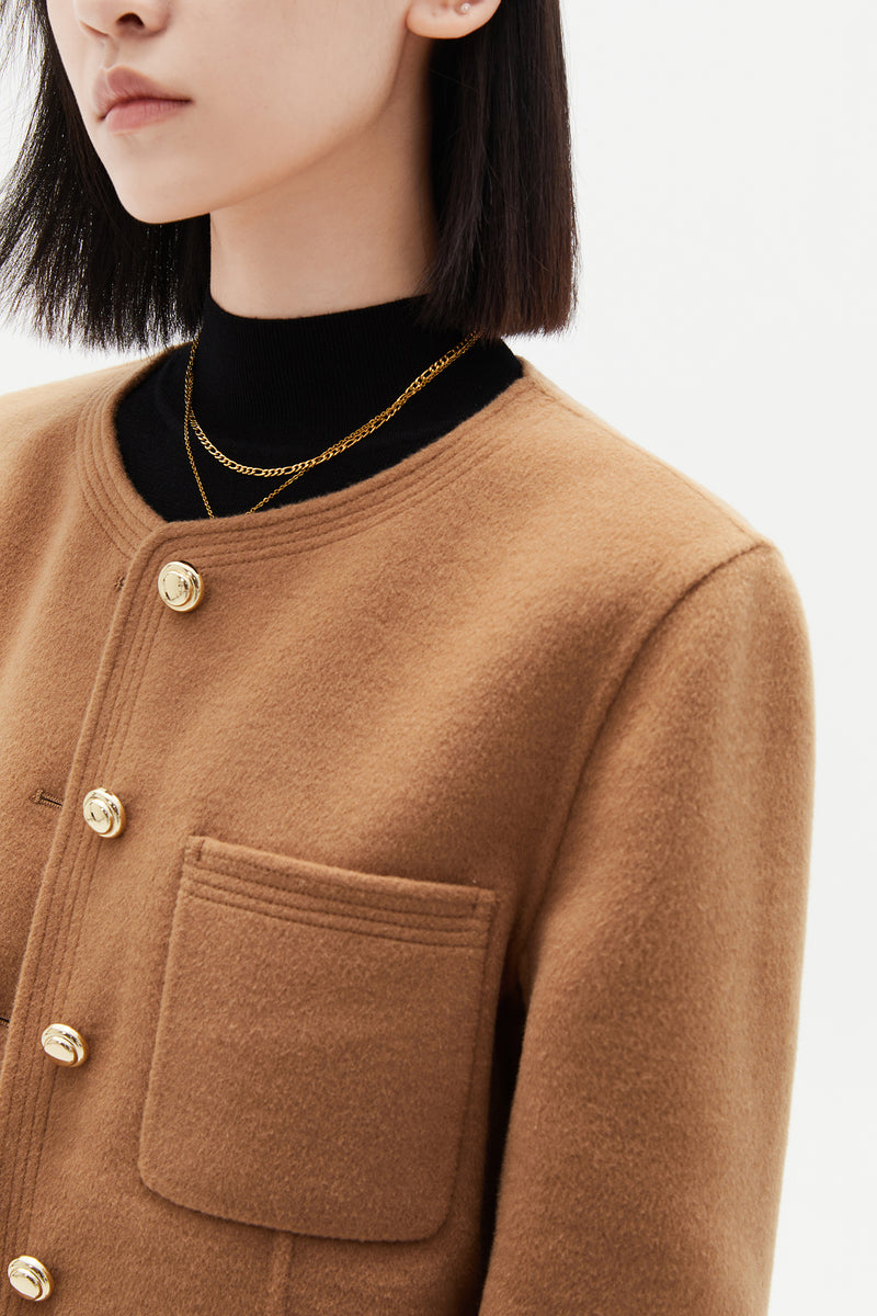 Lily - Veste - Marron Cacao