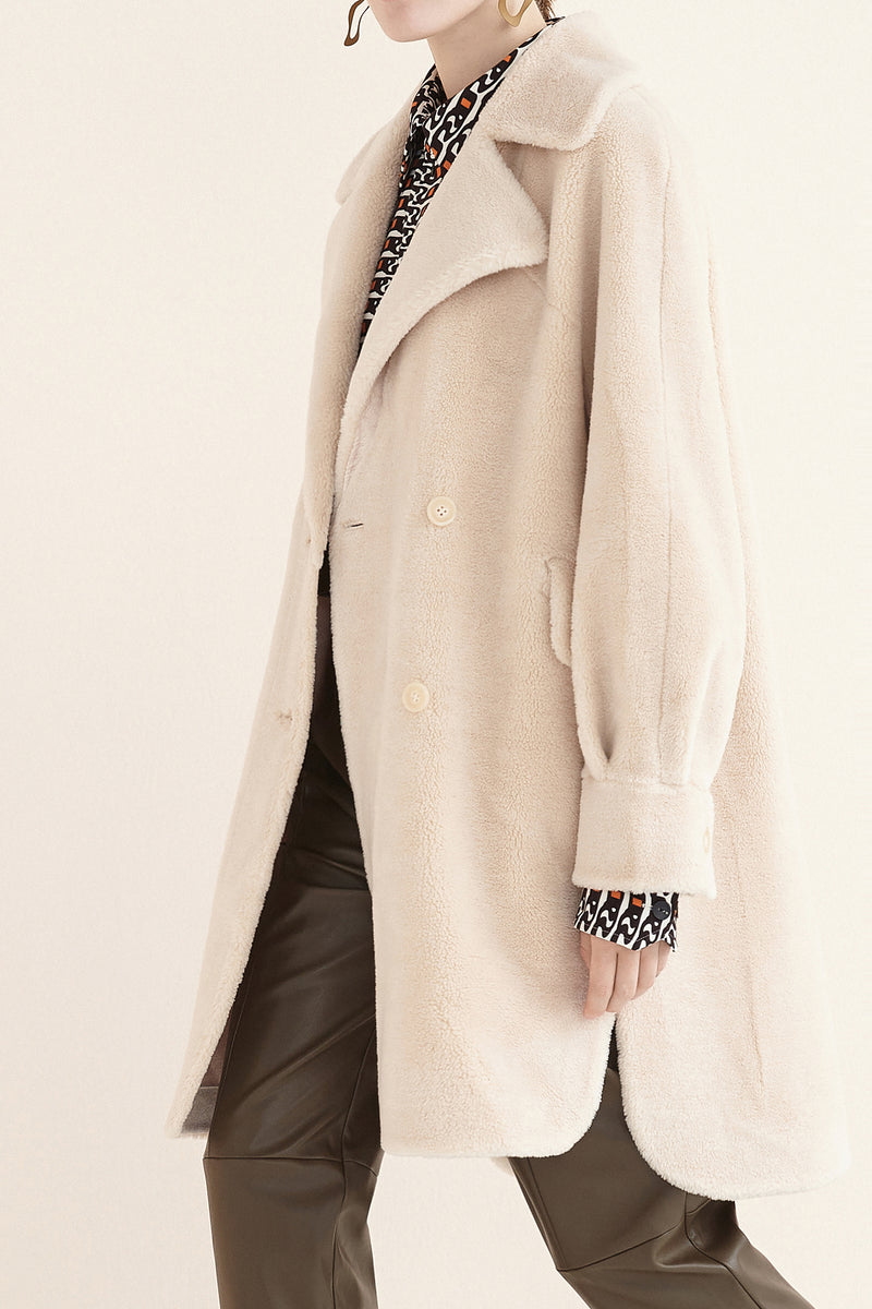 Lily - Manteau De Fourrure - Or Clair