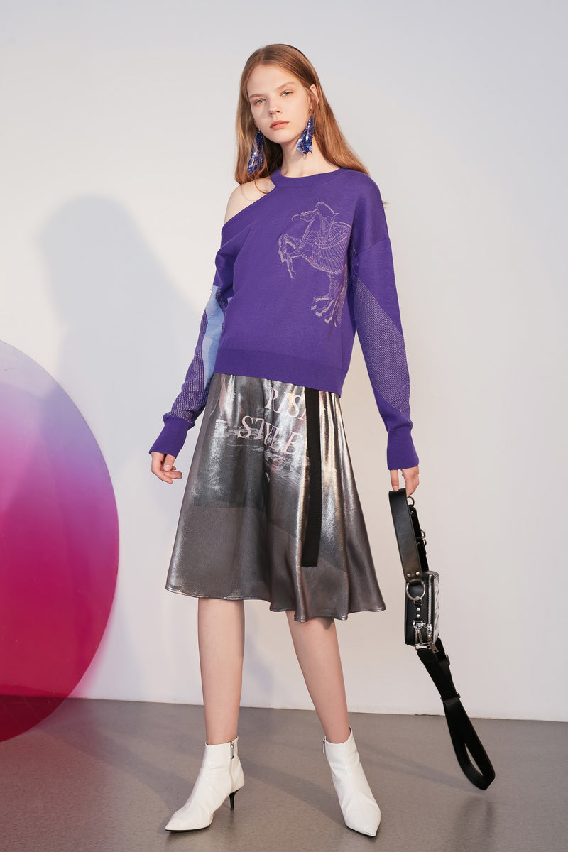 Lily - Jupe - Argent Clair