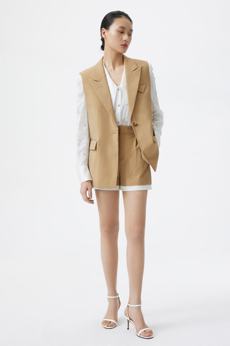 Lily - Gilet - Gris Kaki