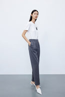 Lily - Pantalon - Gris