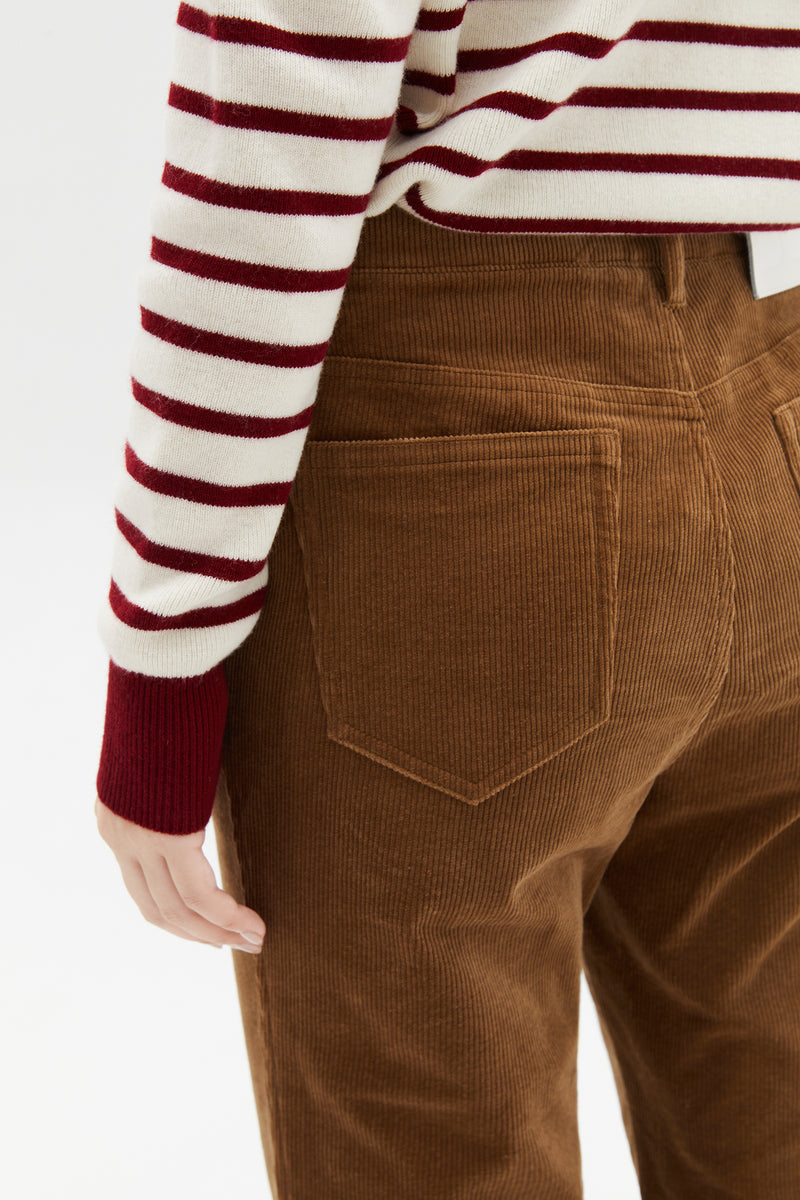 Lily - Pantalon - Marron Cacao