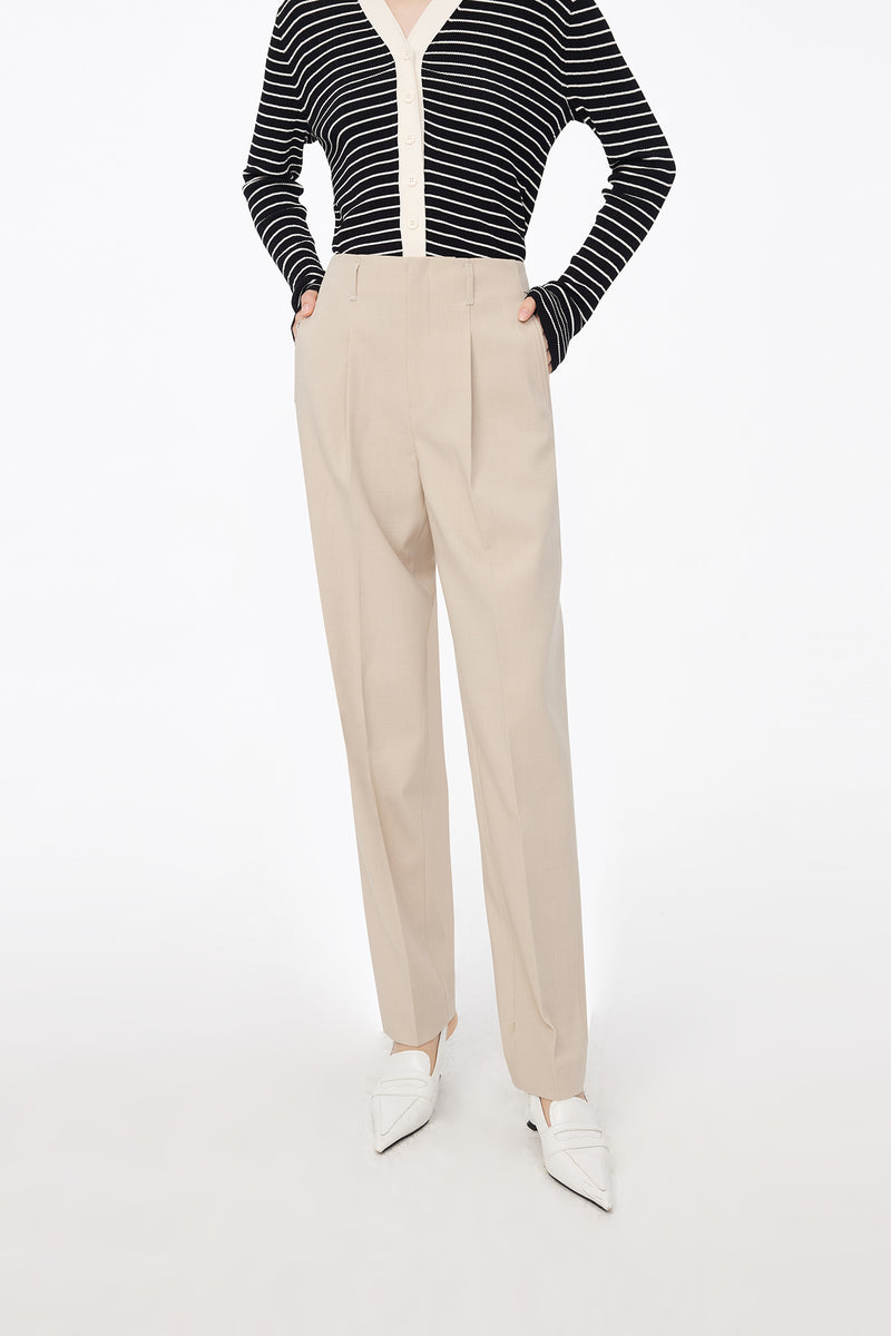 Lily - Pantalon - Beige