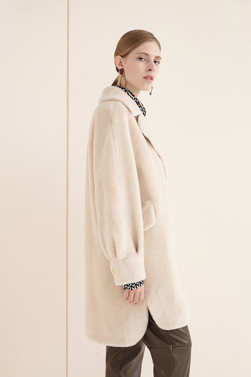 Lily - Manteau De Fourrure - Or Clair