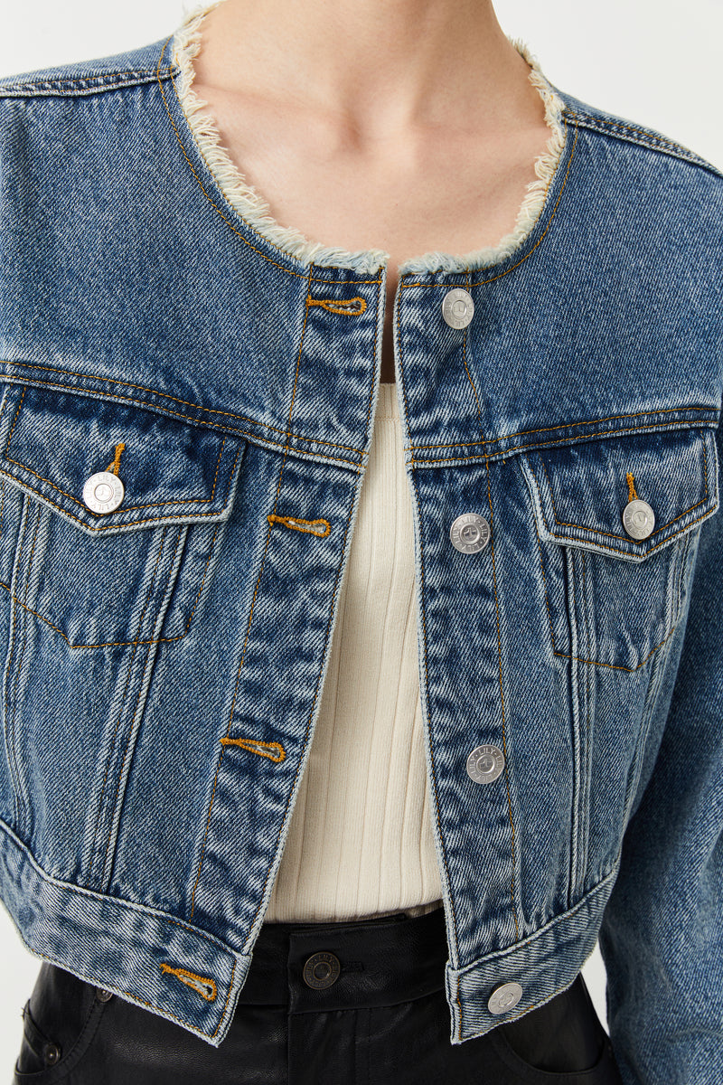 Lily - Veste - Bleu Denim