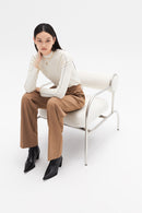 Lily - Pantalon - Marron Cacao