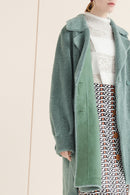 Lily - Manteau De Fourrure - Turquoise