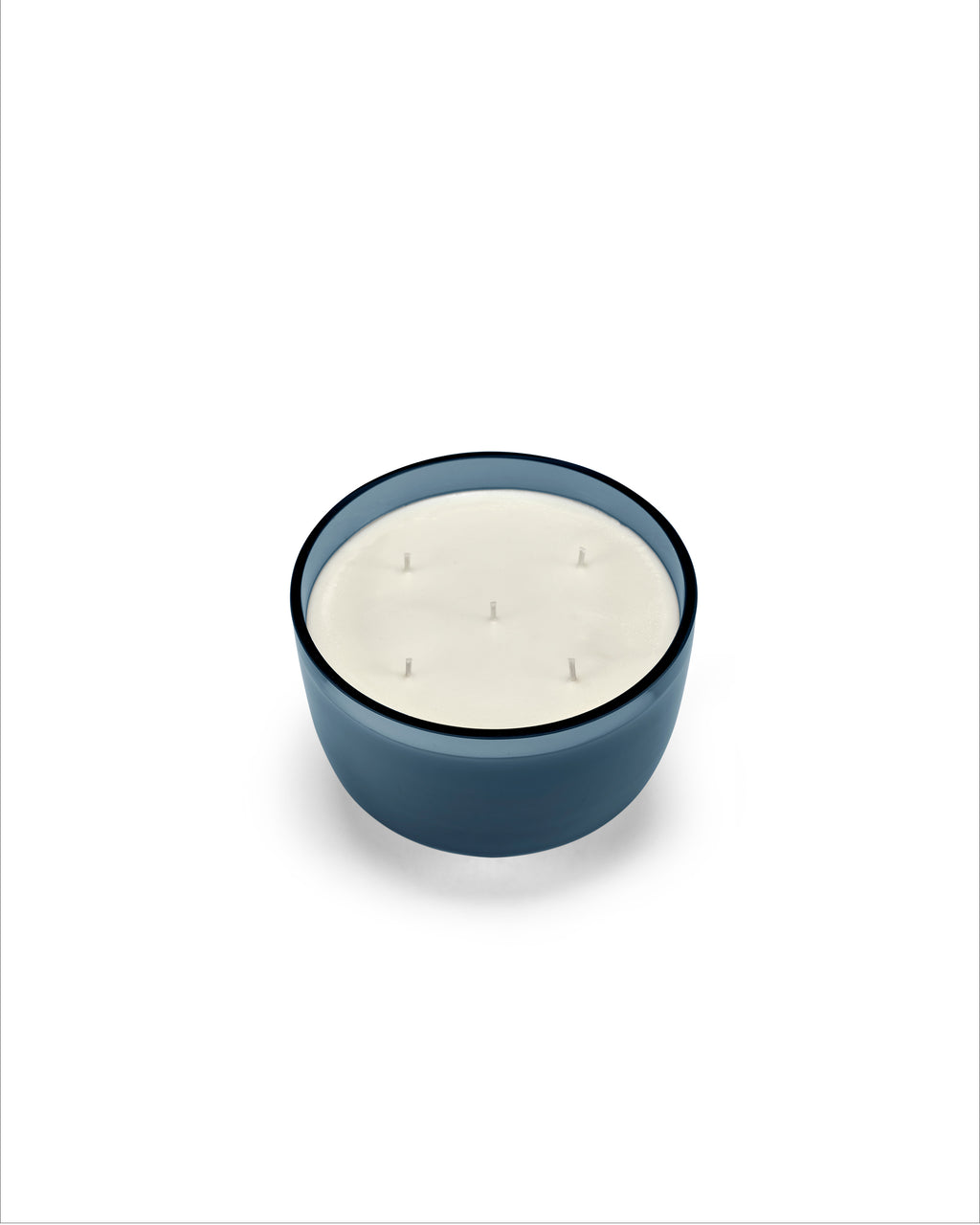 Candles Panarea - Bougie D'ambiance - L - Cire De Soja Et Paraffine - Bleu Foncé
