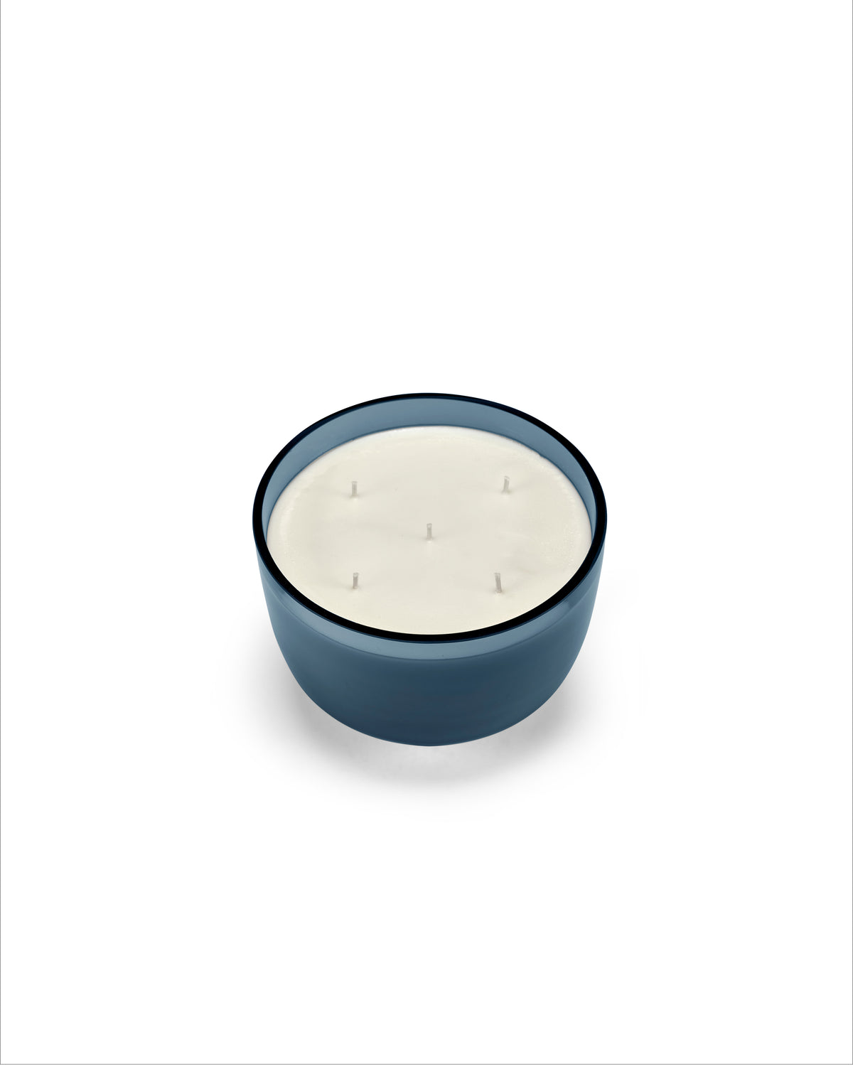 Candles Panarea - Bougie D'ambiance - L - Cire De Soja Et Paraffine - Bleu Foncé