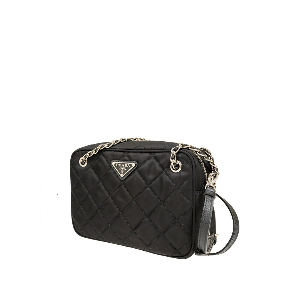 Prada - Quilted Medium Shoulder Bag - Women - Black
