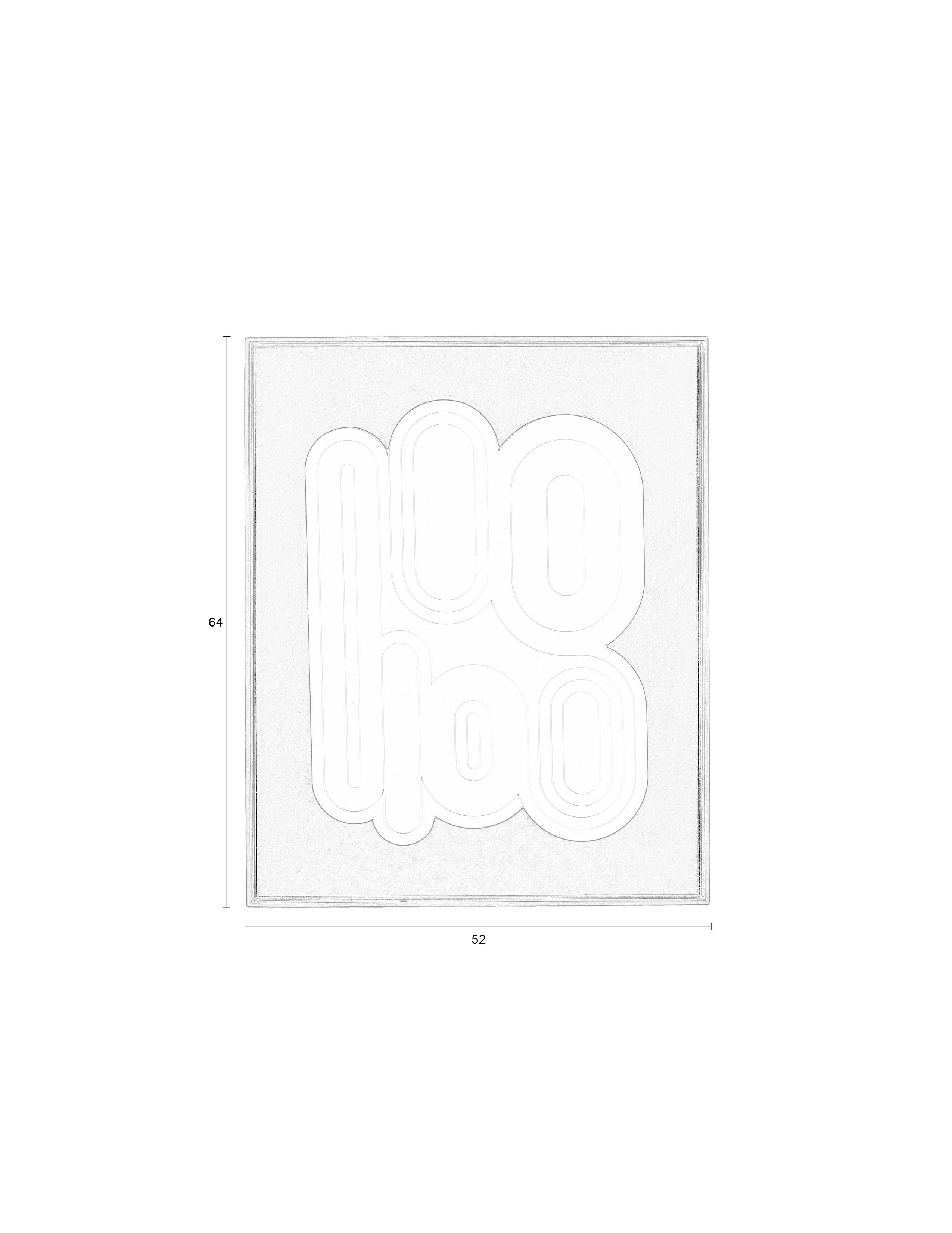 August Art - Wall Decoration - Plaster - Rice Brown/Beige