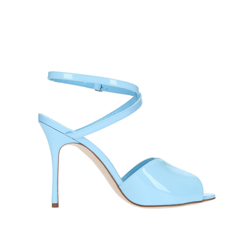 Sandales - Manolo Blahnik Hourani 105 - Blue