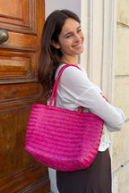 Borsa shopping Delhi Medium - Lampone