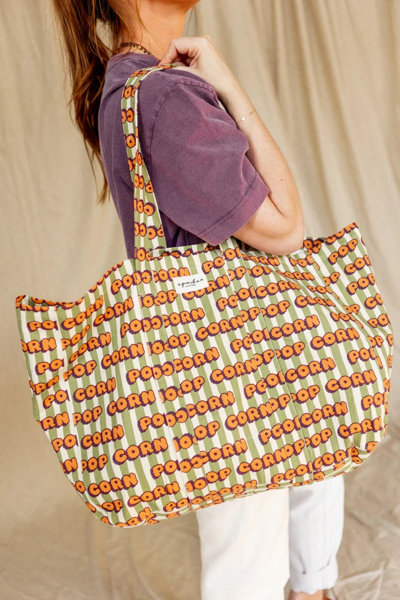 Cabas Sambi "Pop Corn" - Olive