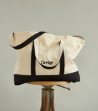 La bolsa de tela Greige