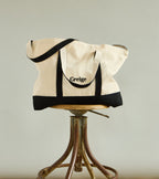 La bolsa de tela Greige