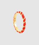 Cabirol - Bague Aimée Laiton Rouge Impérial - Femme