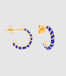 Cabirol - Créoles Aimée Laiton Bleu Klein - Femme