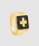 Cabirol - Chevalière Destin Gm Laiton Noir - Unisexe