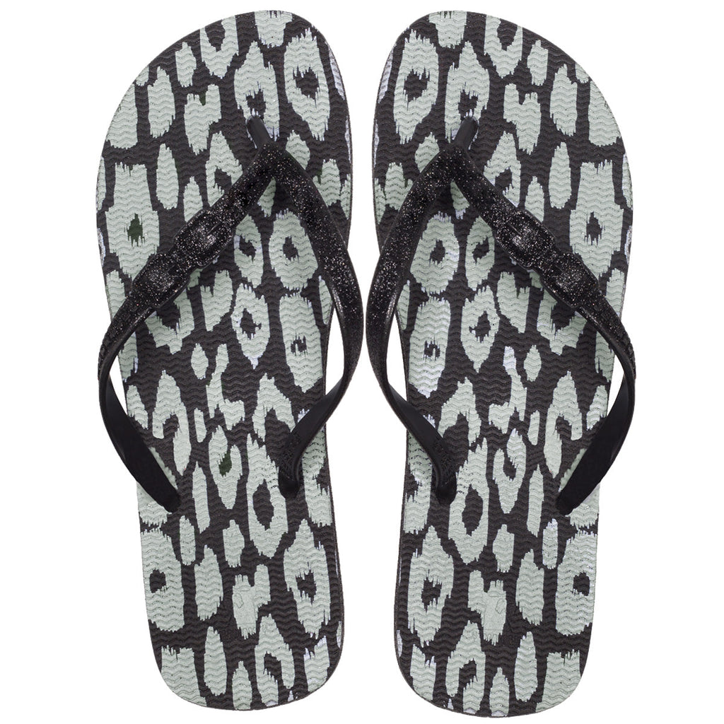 Tongs - Morango Leopardo - Black