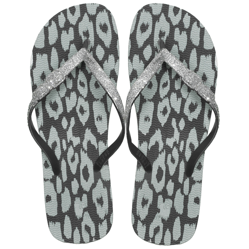 Tongs - Morango Leopardo - Cool Grey