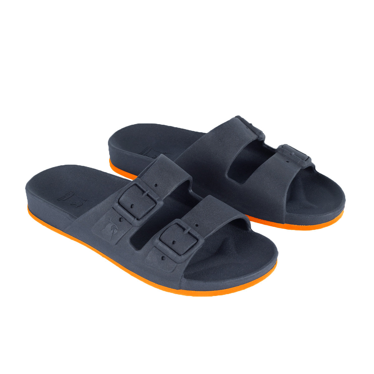 Sandales - Brasilia - Navy Orange Fluo