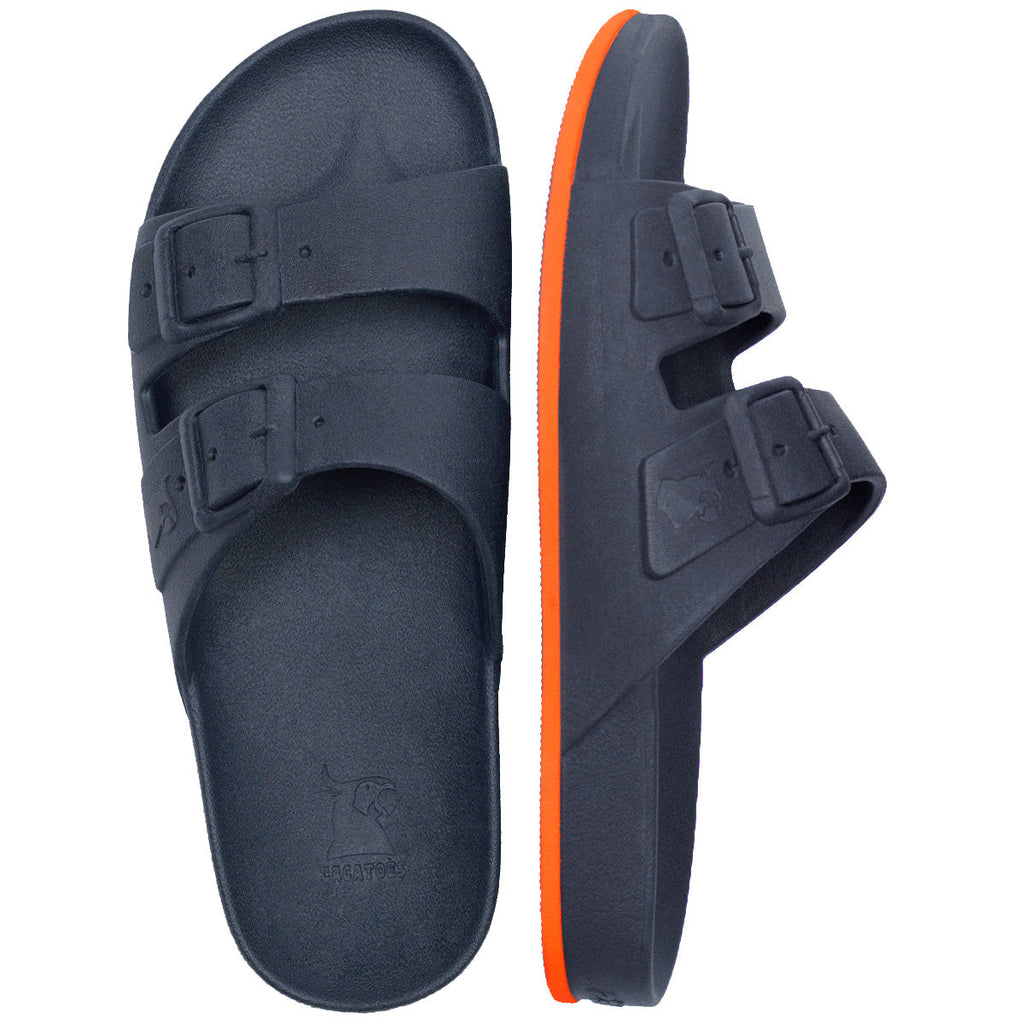 Sandales - Brasilia - Navy Orange Fluo