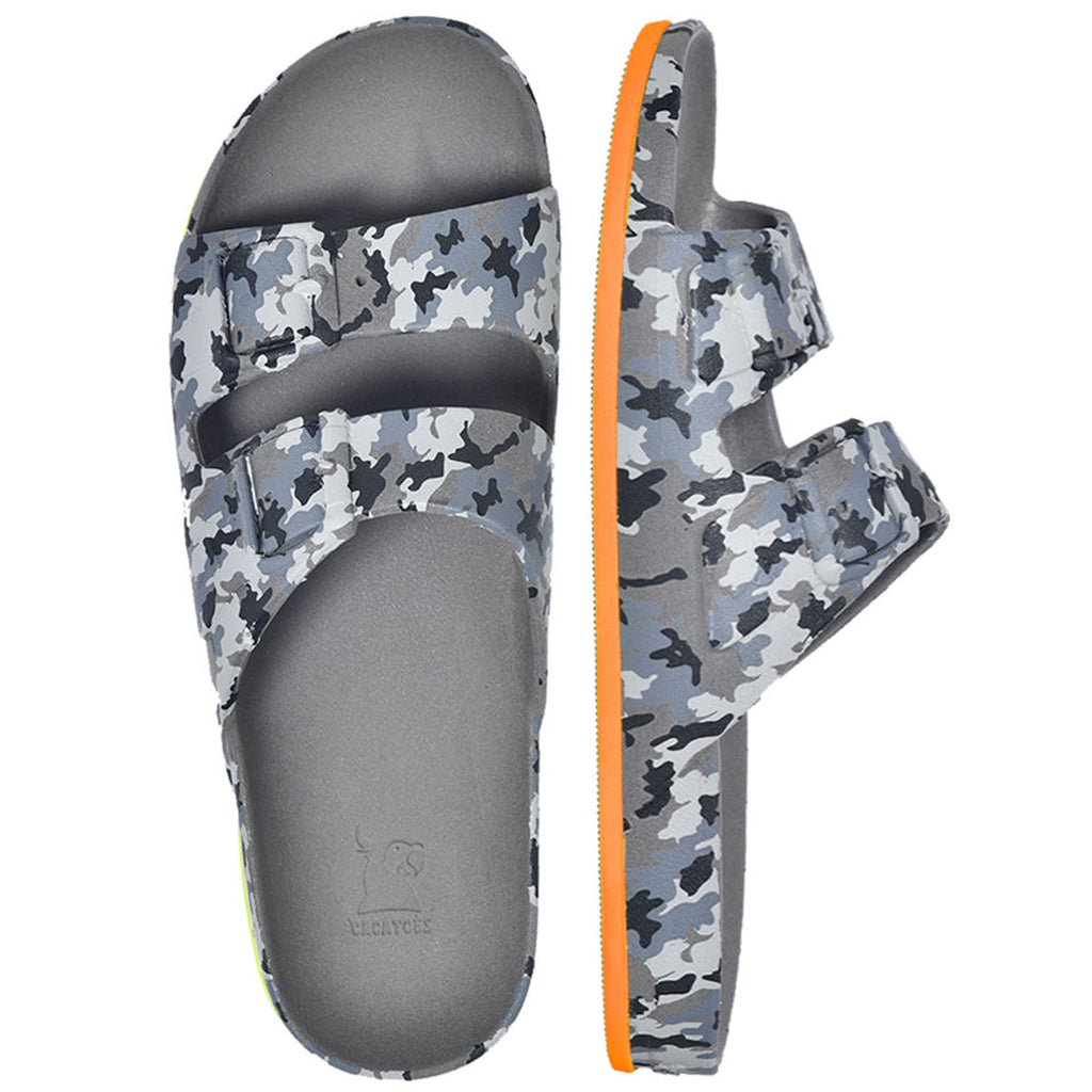 Sandales - Fortaleza - Carbone Orange Fluo