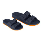 Sandales - Brasilia - Navy Orange Fluo