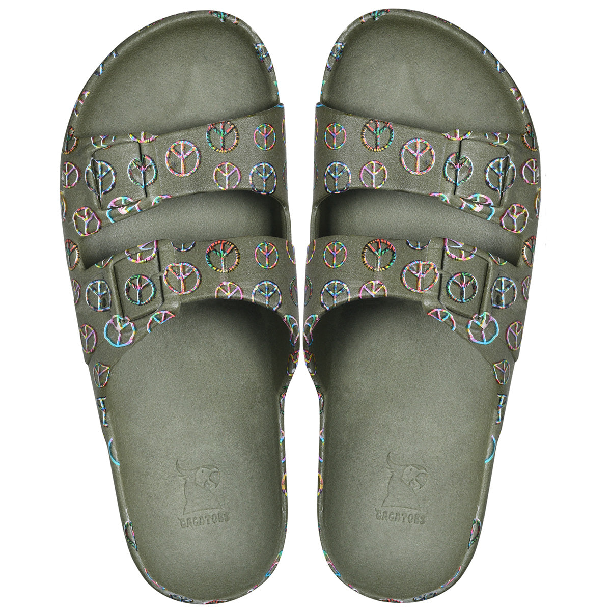 Sandales - Paz E Amor - Dark Kaki