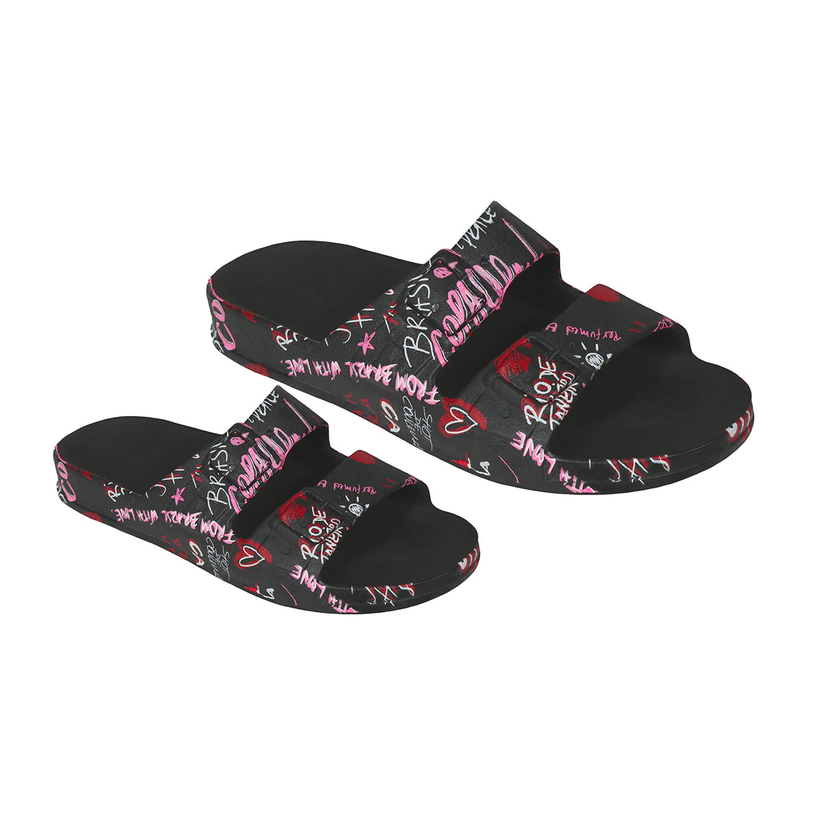 Sandales - Graffiti - Pink