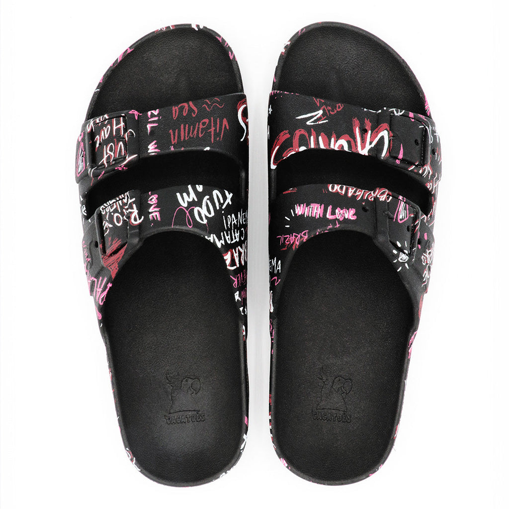 Sandales - Graffiti - Pink
