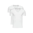 T Shirt Calvin Klein V Neck Slim Fit - Blanc