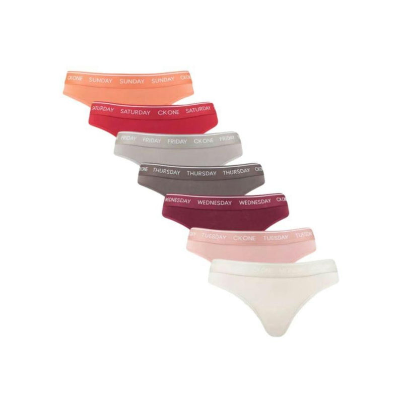 Maillot Stringi Calvin Klein Thong 7Pk W - Multicolore