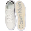 Baskets Low Top Lace Up Lth - Blanc