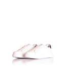 Baskets Low Top Lace Up Lth - Blanc