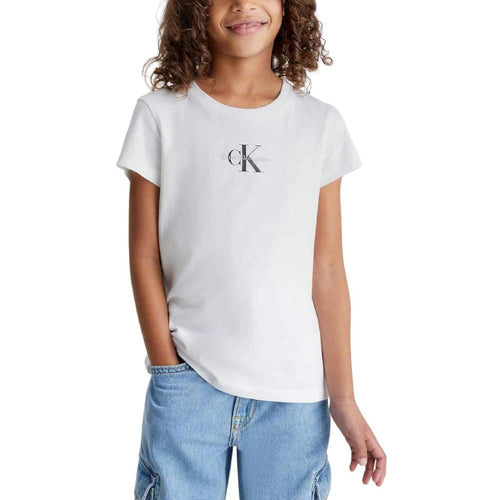 T Shirt Micro Monogram - Blanc