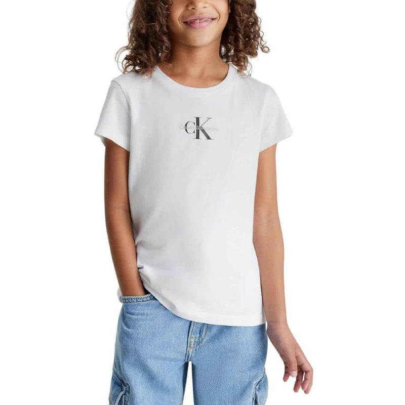 T Shirt Micro Monogram - Blanc