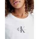 T Shirt Micro Monogram - Blanc
