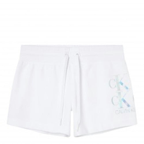 Short Logo Knit - Blanc