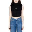 Sweatshirt Badge Cropped High N - Noir