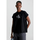 T Shirt Relaxed Monogram T-Shirt - Noir