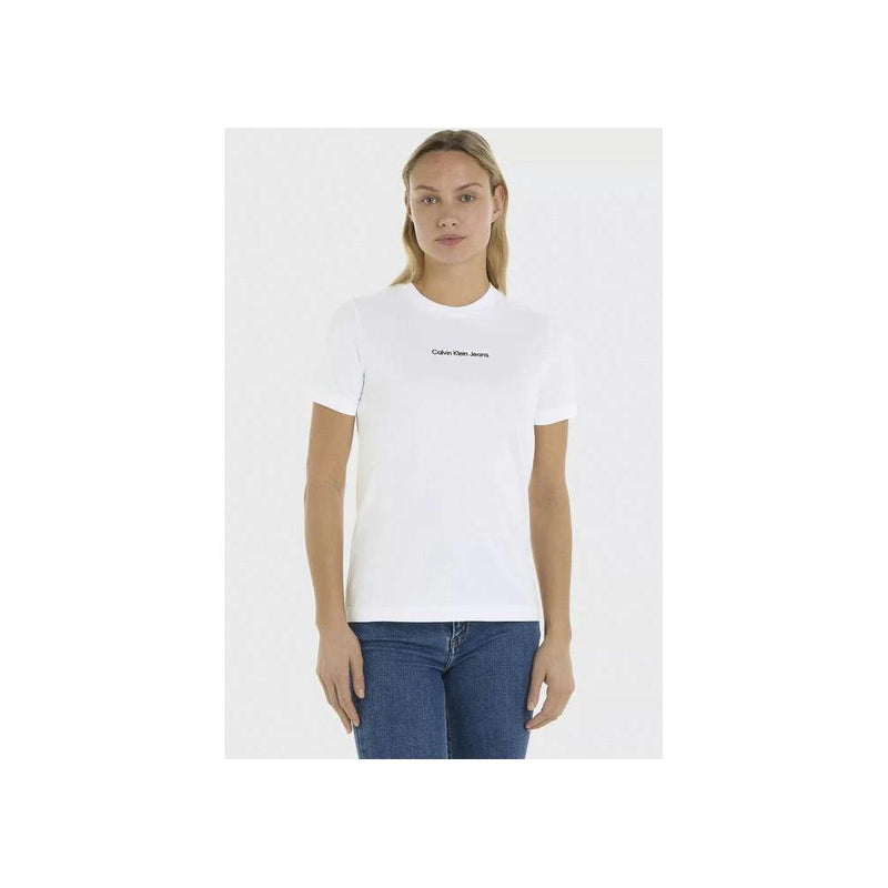 T Shirt Calvin Klein J20J221065YAF - Blanc