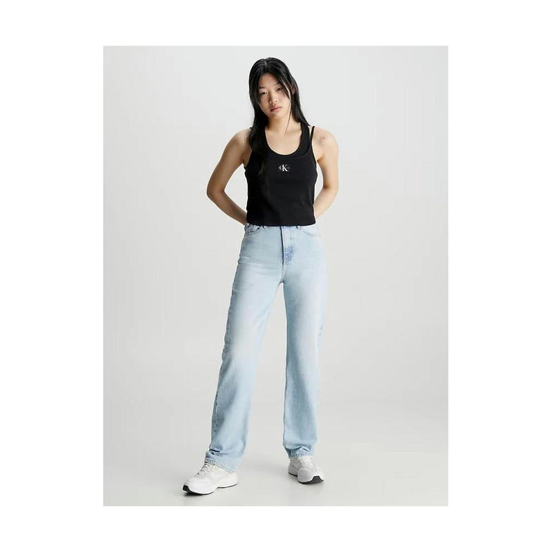 Débardeur Classic côtelé - Noir