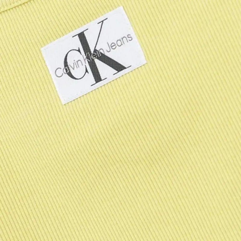 Débardeur Classic côtelé - Jaune