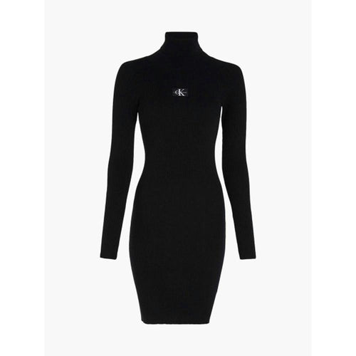 Robe Badge Roll Neck Swea - Noir
